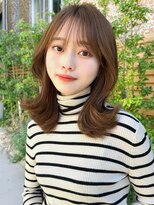 ミラリー トウキョウ(Mirareee Tokyo) 20代30代40代◎前髪パーマ韓国風巻きくすみベージュお団子ヘア