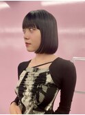 ミニボブ/ブルーブラック