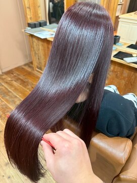 クロエ バイ ラヴィズム 内野店(CLOE by LUVISM) カット+質感再生カラー+4stepトリートメント