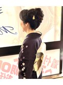 訪問着着付けヘアセット
