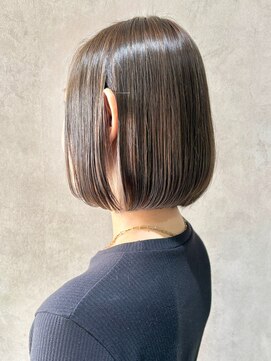 エンクス(enx) ホワイトグレージュデジタルパーマミニウルフ鶴ヶ峰YM62