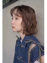 愛されボブパーマ 似合わせカット顔周り顔まわり髪質改善