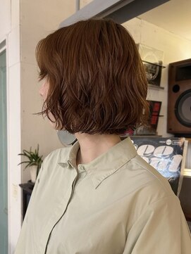 アンプラグド(unplugged) ゆるめのボブパーマ