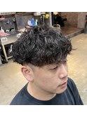 波巻きツイストスパイラルパーマ