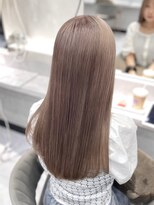 ジーナ 名駅(XENA.)&nbsp;《LUNA》透明感カラー/ミルクティベージュ/ピンクミルクティ