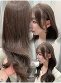 〔LICCA AMANE〕盛れるお顔まわりカットオリーブベージュ
