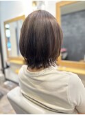 【髪質改善】小顔 くびれボブ 透明感 ナチュラルブラウン