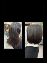 シーク センター南店(seek)&nbsp;縮毛矯正BeforeAfter