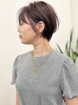 ラウンジ モリオ イケブクロ(Lounge MORIO Ikebukuro) ショートカットふんわりショート丸みショート秋冬暖色カラー