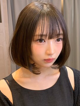 ランソ(RUNSO) シースルー前髪×小顔ナチュラルボブ