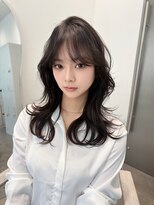 ラクシア(LucxiA)&nbsp;韓国ヘア/レイヤーカット/顔まわりカット/Instagram @ken__gucci