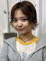 サル(saru)&nbsp;ショートボブパーマ