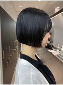 丸みショートボブ/レイヤー/20代30代40代50代/顔周りカット