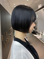 ロンドアジュール 横浜(Lond azur)&nbsp;丸みショートボブ/レイヤー/20代30代40代50代/顔周りカット