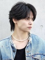 エイド 本店(aid) 毛流れコンマバングニュアンスパーママッシュウルフ