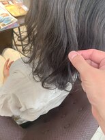 ヘアー アトリエ アンジー(Hair Atelier Angee)&nbsp;イルミナカラー【スターダスト】を使ったグレージュカラー