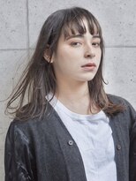 ヘアサロン ドットプラス 町田店(dot. plus)&nbsp;バング×ストレートヘア［町田］
