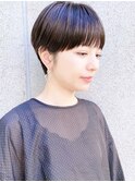 【December】黒髪 マニッシュショート アッシュブラウン♪