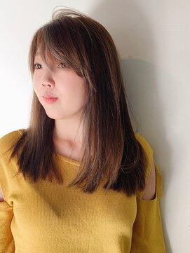 アトリエ オーツー(atelier O+O) デザインカラーを活かす大人カッコいいロング