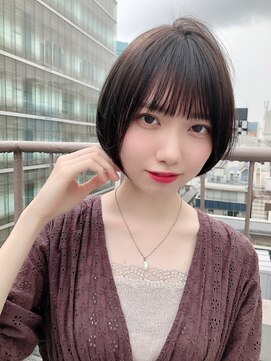 ギンザカミノア 東口店 高崎(GINZA CAMINOIA) 小顔補正立体カットのひし形シルエットショート