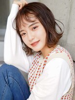 ラフィス ヘアーセプト 銀座店(La fith hair sept) 【La fith】オン眉ボブ×くびれミディ