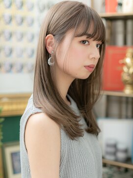 カバーヘア ブリス 志木南口駅前店(COVER HAIR bliss) 透明感アッシュオリーブ小顔エアストレートa志木20代30代40代!
