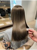 20代30代40代髪質改善ストレート/アッシュベージュ