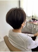 小顔補正立体カット