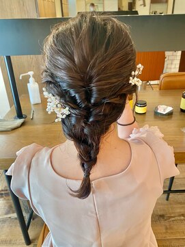 フランチェスカ(Francesca) 結婚式　お呼ばれ　ヘアセット