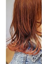 キザシ(KIZASI)&nbsp;クリアなピンクのフリンジカラーで楽しむ脱白髪染め・白髪ぼか・