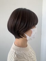 ユウヘアー 本山店(U Hair) 30代/40代/50代/アースカラー<UHair>透明感カラー×今旬ショート