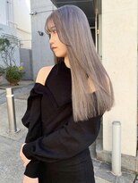 ローウェ 愛知豊橋(Louwe)&nbsp;髪質改善トリートメント透明感ベージュカラーボブヘアセット豊橋