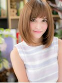 前下がりミディアムレイヤーフルバングc5戸田公園20代30代40代!