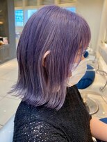 フリップビーアヴェダ(FLIP B AVEDA)&nbsp;本八幡×ボブ×パープル×ケアブリーチ