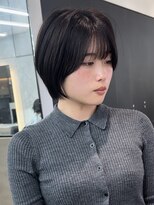 ロンドシエル 横浜(Lond ciel)&nbsp;ショートボブ×小顔顔まわり×グレーベージュ