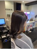 【サロンスタイル】ベージュ系イヤリングカラー