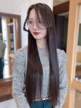 ヘアメイク ミチ 富田店(HAIRMAKE MICHI) 【MICHI 富田店　古作蓮】髪質改善　ストレート　ロング