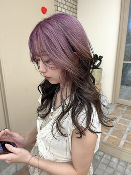 パークレーン アイス イヴェン(park lane ICI yeven) ルーツカラー　デザインカラー　ピンク/akari