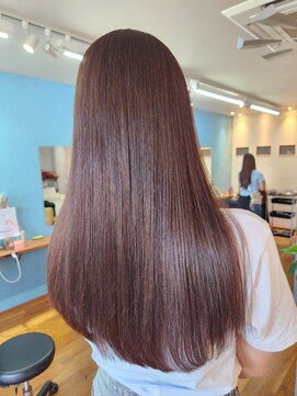 ヘアーリゾート マハナ(HAIR RESORT MAHANA) ロングヘアー/白髪染め/30代/艶カラー/ダメージレスカラー