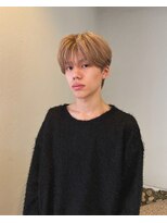 MEN'SHAIRナチュラルシースルーマッシュミルクティーベージュ