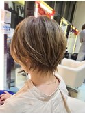 大人可愛い20代30代40代50代丸み田嶋ショート035
