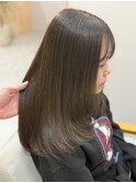 グリーングレージュ 髪質改善/カラー/ケアブリーチ/