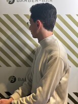 バーバーバー アカバネ(BARBER-BAR AKABANE) できる男のオールバック ビジネスマン黒髪ショート#3