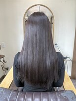 ガルボ ヘアー(garbo hair) オトナ女子 10代 20代 30代 グレージュ 艶カラー ブリーチなし