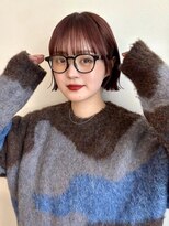 アペロ 柏(Apero)&nbsp;切りっぱなしボブ / 暖色 / チェリーレッド / ワインレッド