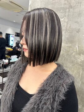 キング 高槻(K!ng) 縮毛矯正髪質改善ハイライトレイヤーカット高槻美容室エクステ