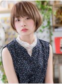 斜めバング小顔前下がりマッシュボブショートh4大宮20代30代40代