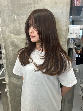 キング 高槻(K!ng) 縮毛矯正髪質改善ハイライトレイヤーカット枚方美容室エクステ