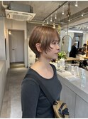ショートヘアのデザインカラー【山本】