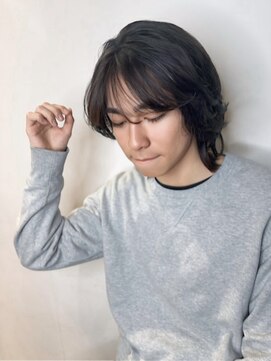 デラ バイ アフロート(DELA by afloat) 2wayバング　ウルフスタイル